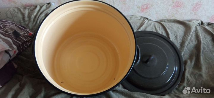 Кастрюля эмалированная 20 л, 40 л, времён СССР