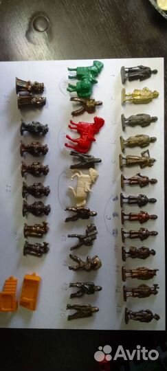 Железные солдатики Киндер 90-х мини фигурки