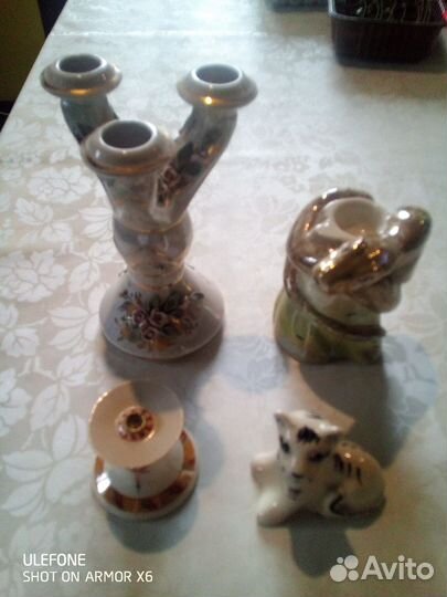 Статуэтки ссср,вазы,подсвечники и другое