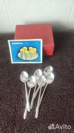 Кофейные мельхиоровые ложки СССР мк3