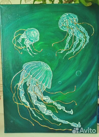 Картина акрилом на холсте