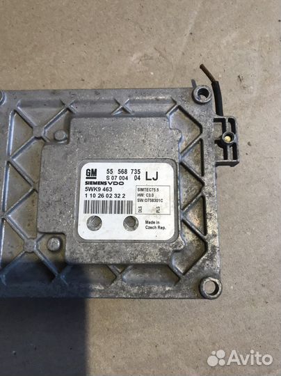 Блок управления двигателем Opel Astra H