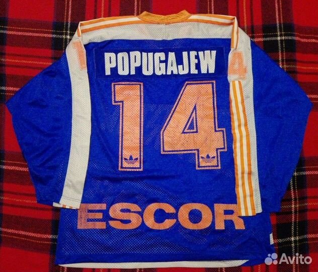 Свитер хк Спартак Попугаев Кубок Шпенглера 1989