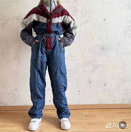 Винтажный горнолыжный комбинезон