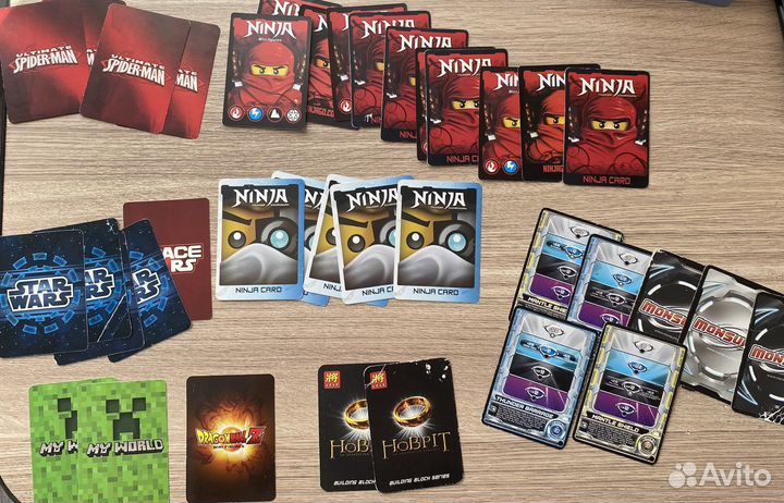 Карточки lego ninjago