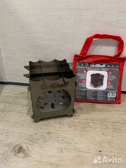 Печка туристическая Grillkoff новая Онега в чехле