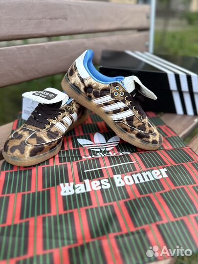 Кроссовки Adidas samba OG Wales bonner leopard