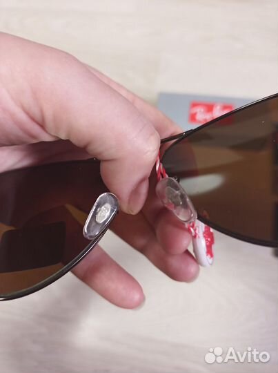 Солнцезащитные очки Ray Ban aviator metal Braun