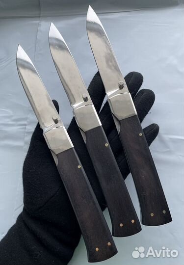 Складной нож, 95х18, без чехла, граб