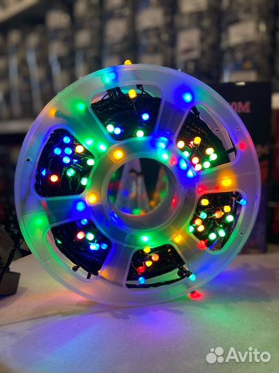 Гирлянда уличная 50 метров нить