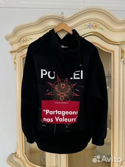 Vetements Russia Patchwork Hoodie Оригинал