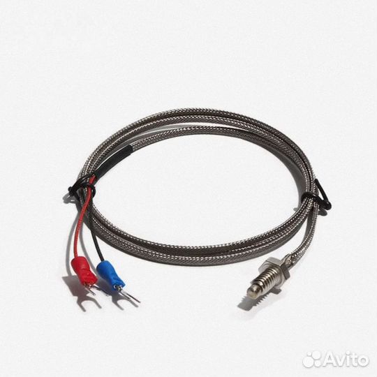 Термопара тип K М6 резьба 3 метра 0 +600 град 10шт