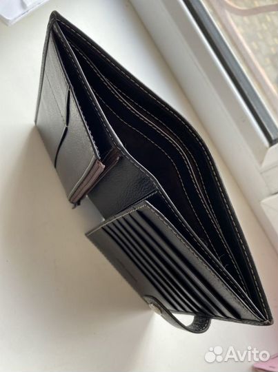 Портмоне новое мужское neri karra кожаное новое