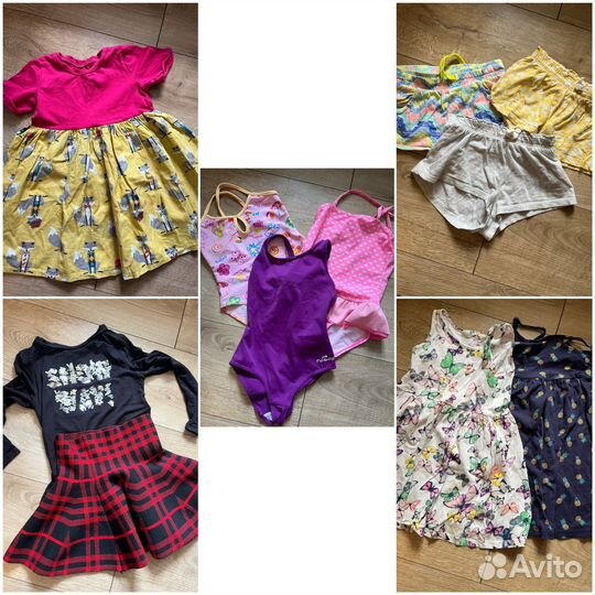 Вещи пакетом для девочки 98-104-110