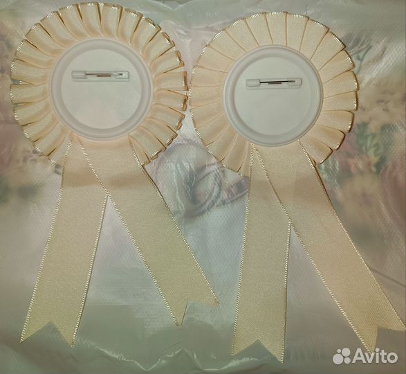 Значки ленты для свидетелей на свадьбу