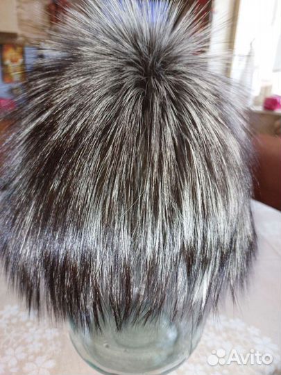 Шапка женская чернобурка