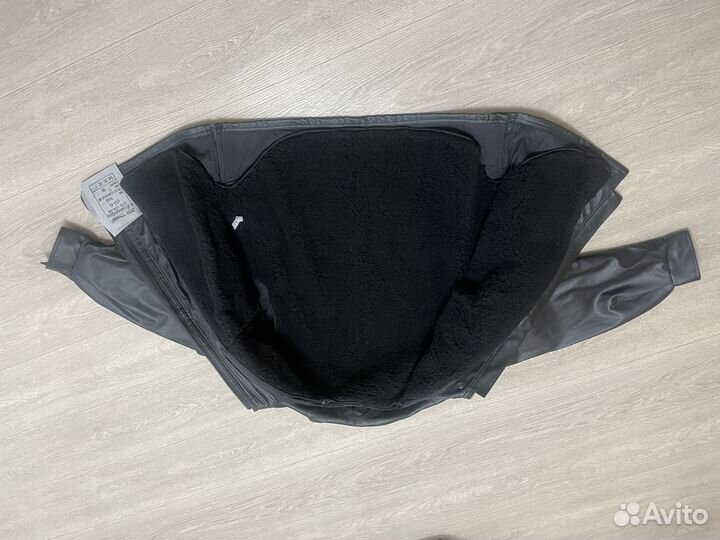 Куртка кожаная мужская зимняя