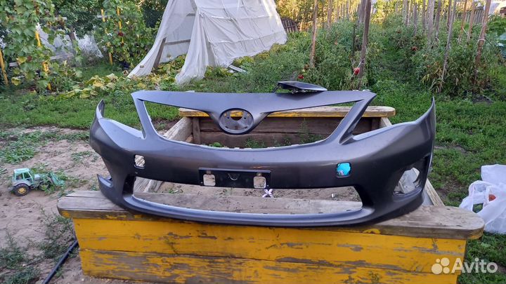 Передний бампер toyota corolla 150 рестайлинг