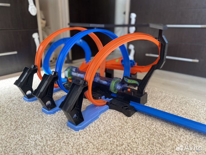 Hot wheels Экшн Автотрек винтовое столкновение