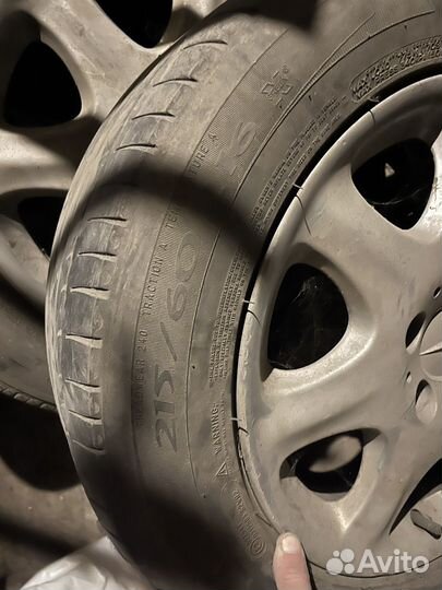 R16 Michelin Primacy HP 215/60, PCD 5x115 DIA 16