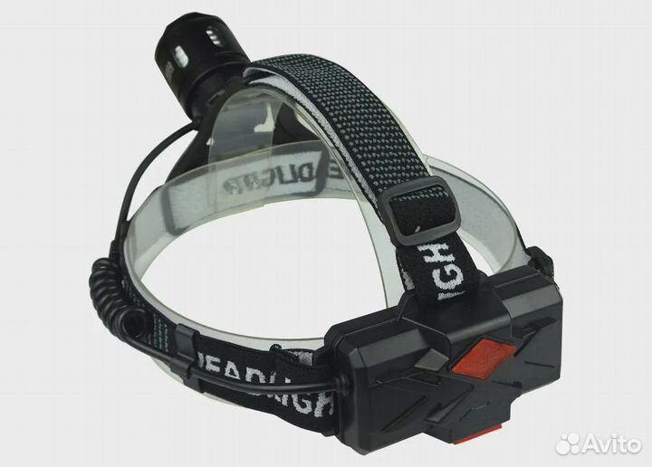 Яркий налобный фонарь на аккумуляторе
