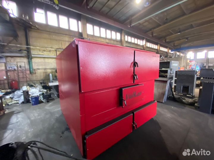 Промышленный твердотопливный котел Vulkan MAX DUO