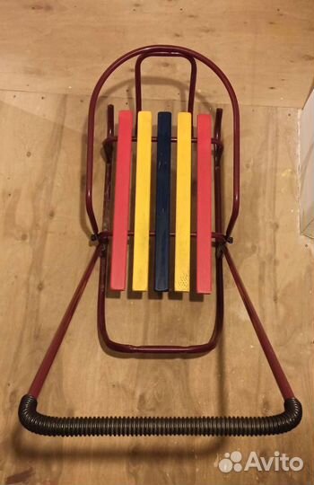Санки детские с ручкой б/у