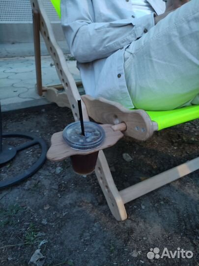 Шезлонг деревянный складной