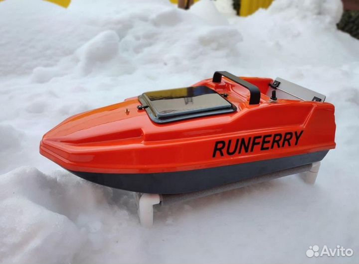 Прикормочный карповый кораблик Runferry Solo Mini