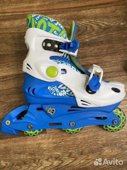 Коньки роликовые детские раздвижные 30-33
