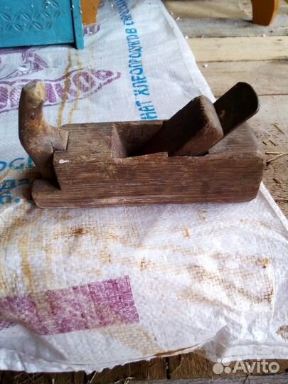Старинный дубовый Рубанок