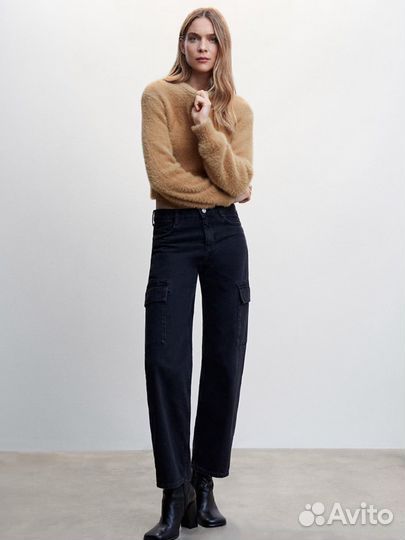Джемпер бедевый mango размер 42/44