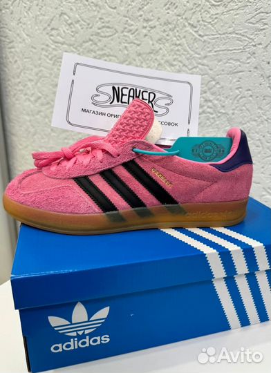 Adidas gazelle indoor bliss pink оригинал