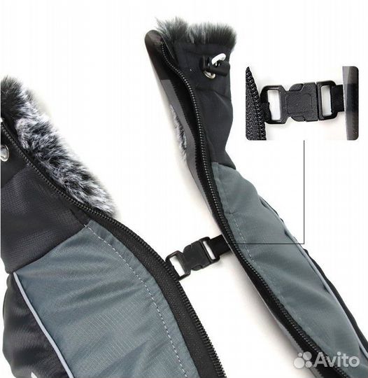 Зимняя попона на синтепоне для собак