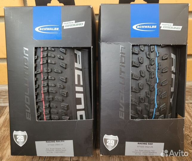 Пара Schwalbe racing ralph+RAY Evolution 29 x 2.25