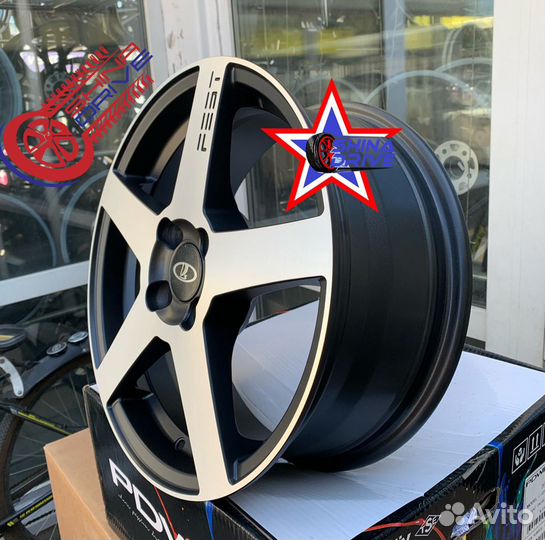 Диски LADA Fest R16 4x98 ваз Black matt pol