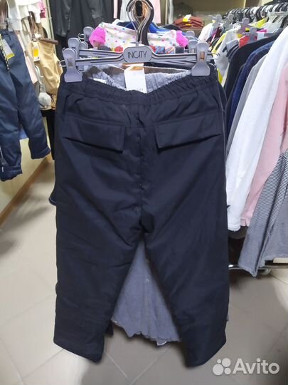 Lefties kids демисезонные брюки (черные) от 3х-14л