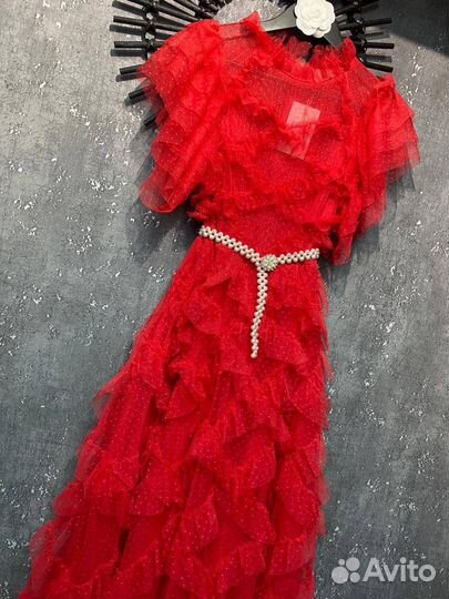 Red valentino платье вечернее