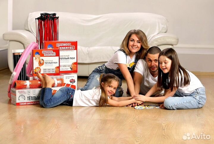 Кабельный мат для теплого пола daewoo enertec