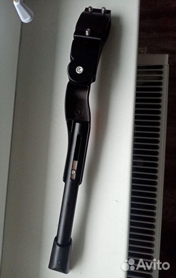 Подножка на велосипед (черная) для парковки