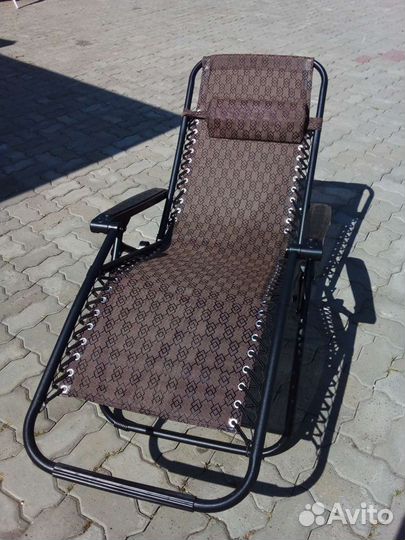 Кресло шезлонг складной