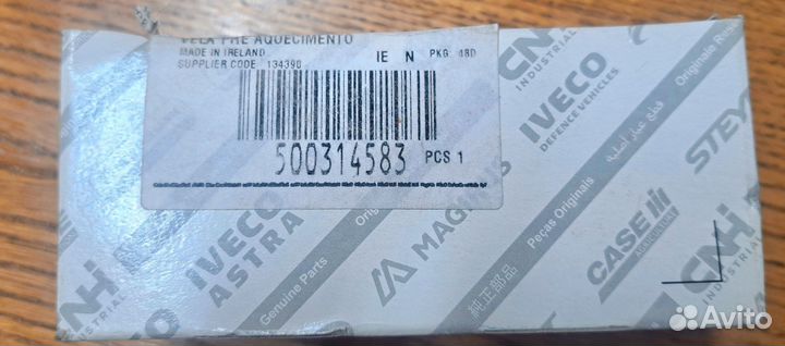 Свеча накала iveco 500314583