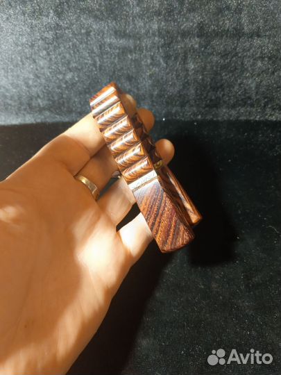 Перекидные чётки из дерева кокоболо