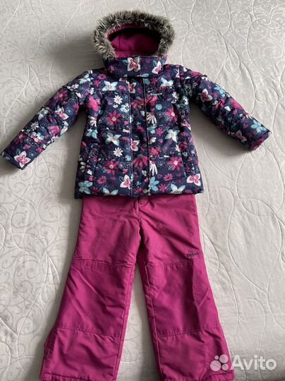 Зимний костюм для девочки 116