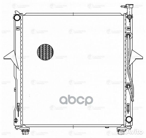 Радиатор охл. LRc 08136 luzar