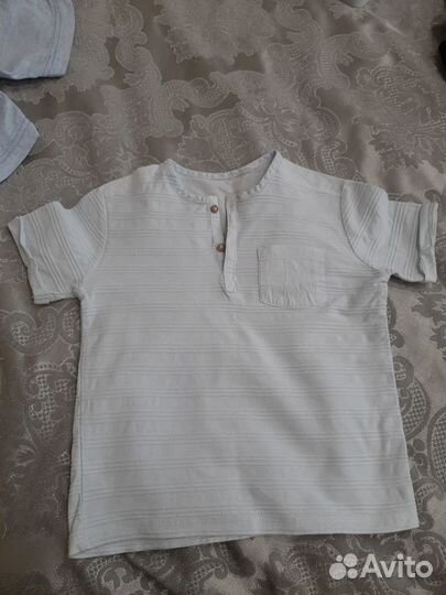 Рубашка zara и шорты h&m на мальчика 104 р