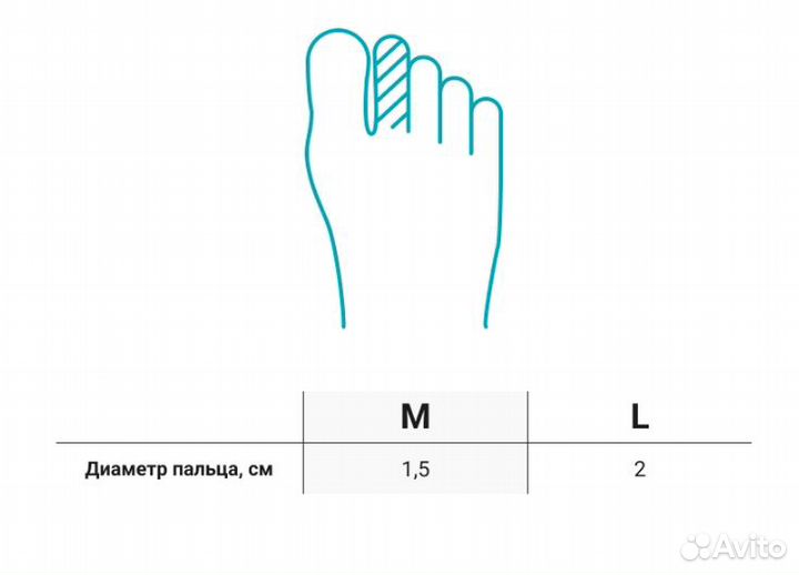 Кольцо на палец ноги