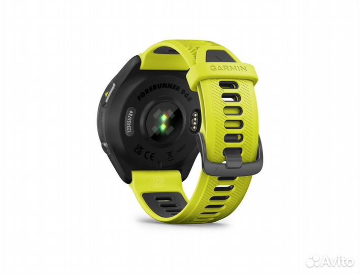 Garmin Forerunner 965 серый с желтым ремешком