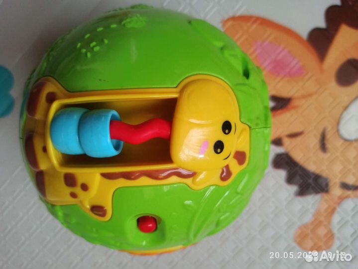 Музыкальный мяч, развивающие кубики baby go