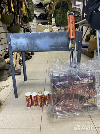Набор для шашлыка (мангал + решетка)